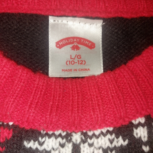 Ugly Christmas sweater DJ Dino, sz Large - Picture 3 of 3